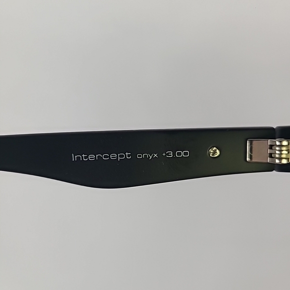 GUNNAR - Blue Light Glasses - Intercept - Onyx Frames - Clear Tinted Lens +3.00 - Picture 7 of 8